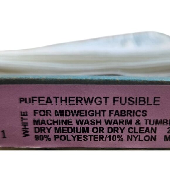 Pellon 911FF Fusible Featherweight Interfacing 20" Wide 90% Polyester/10% Nylon - Picture 2 of 6